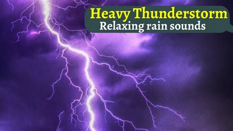 This nature white noise will help you de-stress after a long day. . Heavy rain and thunder sounds for sleeping